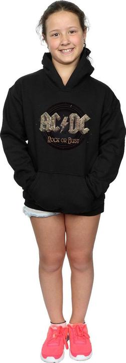Image du produit AC/DC Sweat à capuche Rock Or Bust pour filles (152, 158)