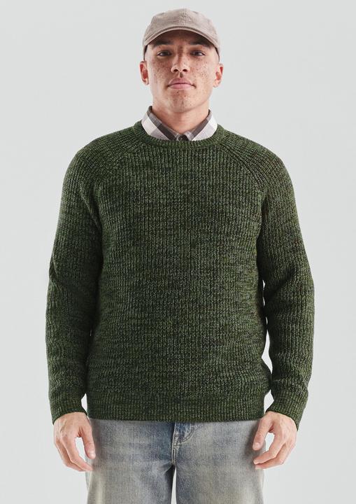 Produktbild s.Oliver Strickpullover Melierter Pullover (XXL)