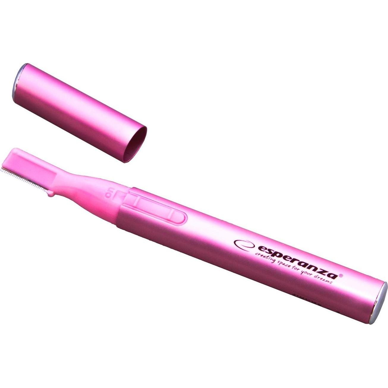 Thumbnail - Esperanza, Trimmer + Haarschneider, EBG006 - 5901299949337 EBG006 BAHAMAS - trymer do brwi i okolic bikini - RÓŻOWY