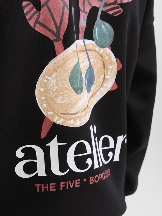 Produktbild Jack & Jones Junior Pullover BROOKLYN GRAPHIC Sweatshirt (164)