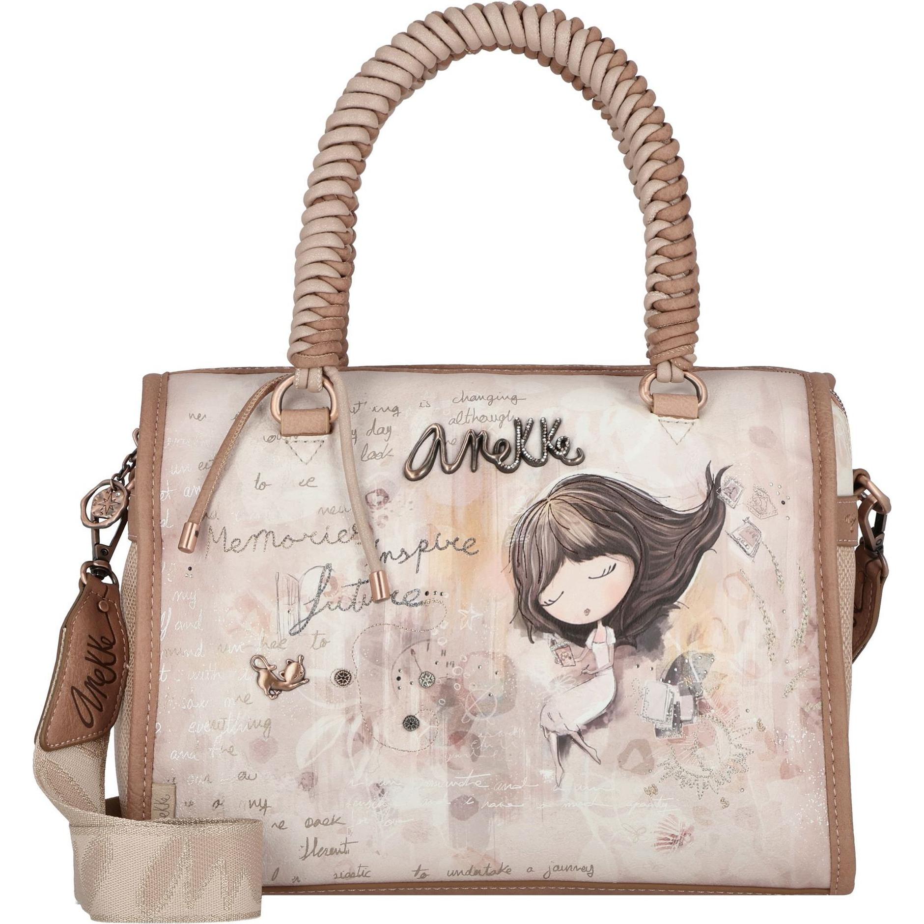 Anekke, Handtasche, Nature Schultertasche 30 cm, Mehrfarbig