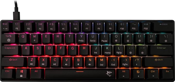 White Shark GK-004111 Shinobi-2 Red switch, Black US (US, Cable)