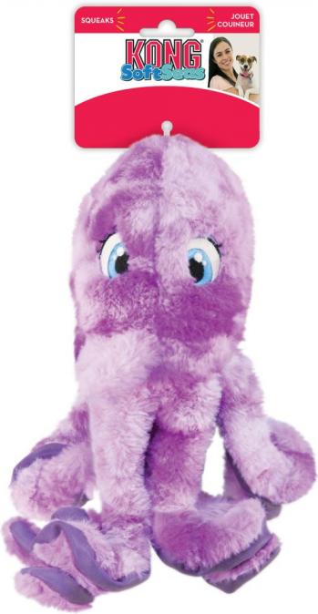 Actual product image KONG Dog Toy SoftSeas Octopus purple L (9x27.5c (Plush toy dog)