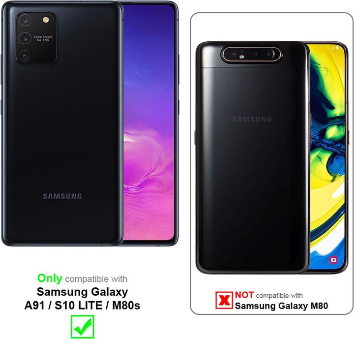 Produktbild Cadorabo Hülle für Samsung Galaxy A91 / S10 LITE / M80s im TPU mit Kameraschutz LM130 Style (Samsung Galaxy A91, Samsung Galaxy S10 Lite)