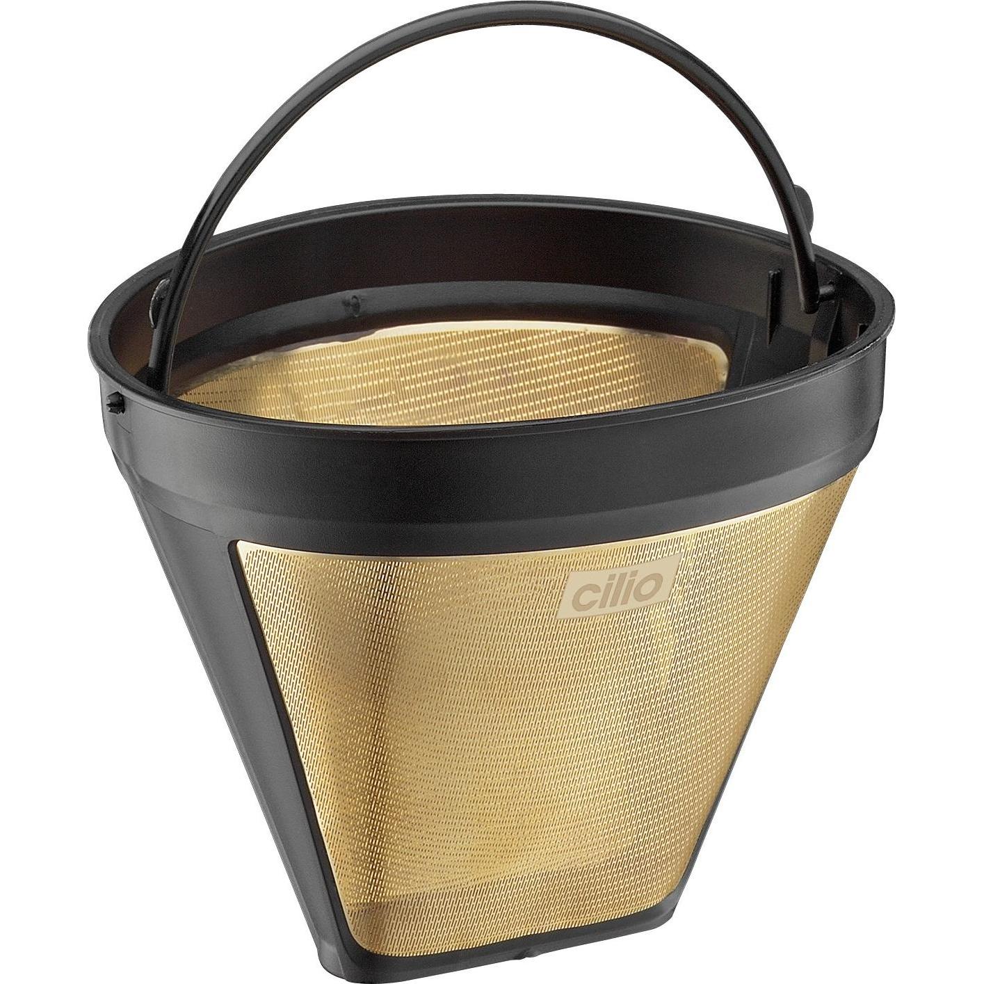 Cilio Gold-Kaffeefilter (Grösse 4), Zubehör Kaffeemaschinen, Gold