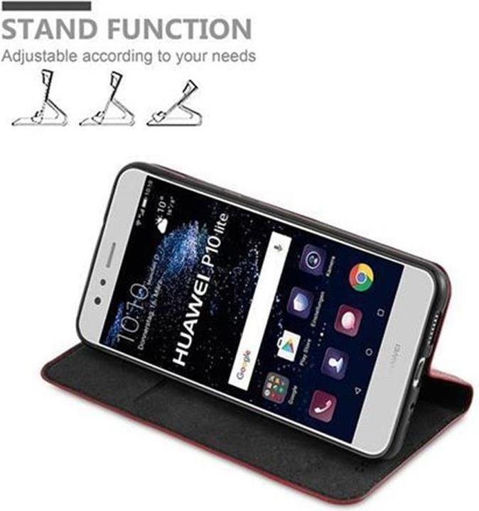 Productafbeelding Cadorabo Boek Invis. Magnetisch deksel (Huawei P10 Lite)