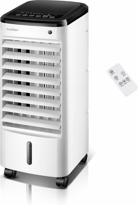 Bastilipo Verdampfer mit digitaler Bedienung, Fernbedienung, 3 Windstärken, 2 Modi