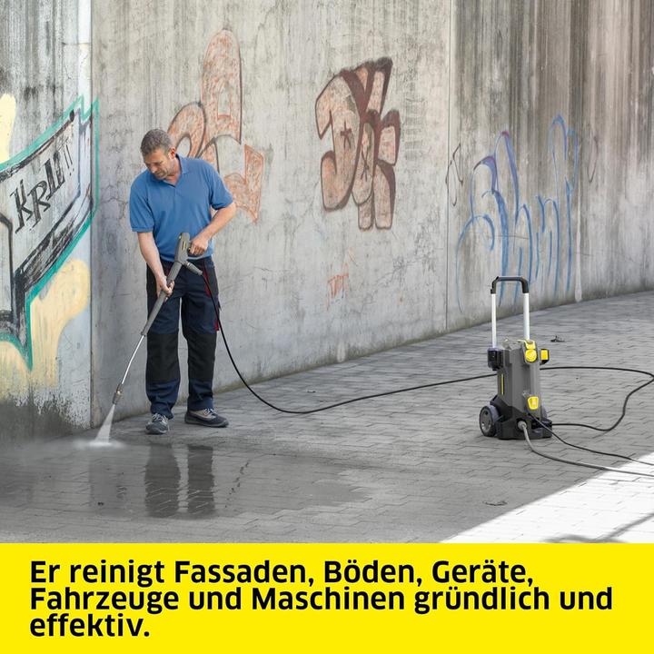 Image du produit Kärcher Hochdruckreiniger HD 5/15 C Plus mit Easy-Pistool, integrierter Tragegriff und klappbarem Lenker
