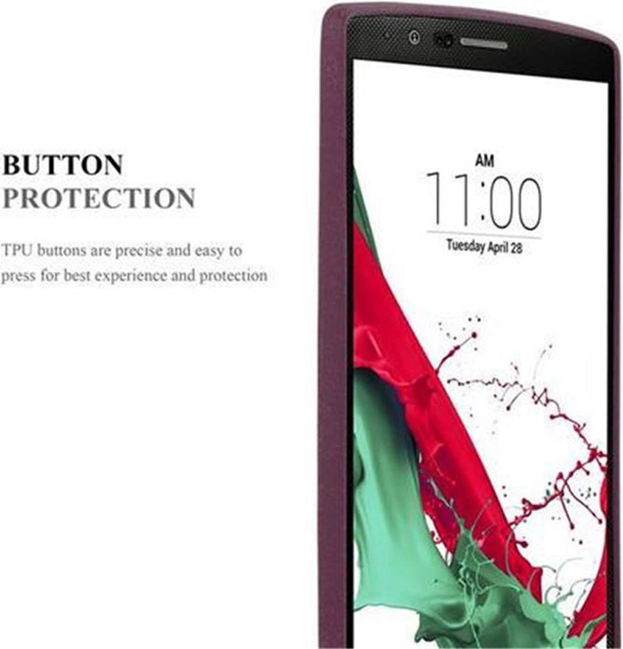 Produktbild Cadorabo TPU Frosted Hülle (LG G4, Motorola Moto G4 Plus)
