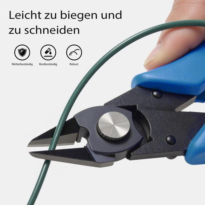 Produktbild Wiltec Gartendraht grün Ø2mm Bindedraht 50m Stahl verzinkt PVC Pflanzendraht (50 m)