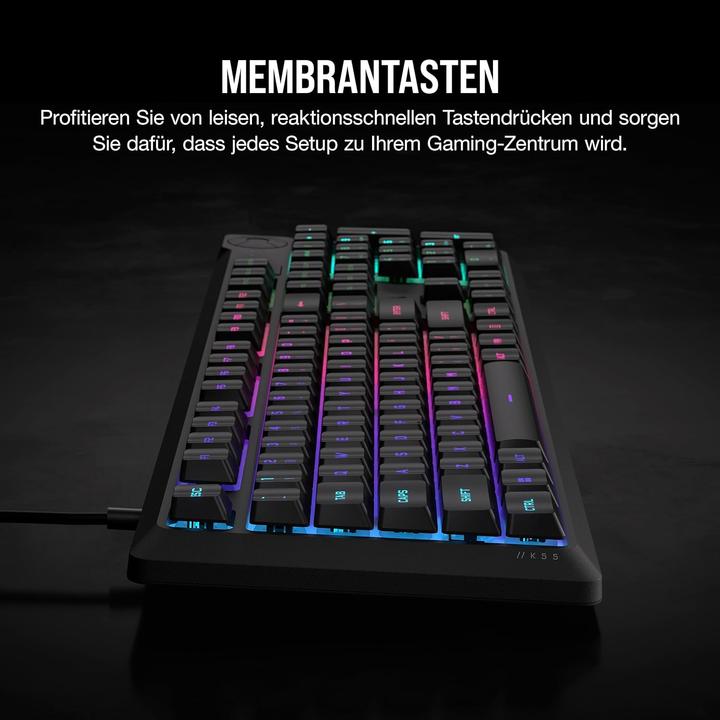 Image du produit Corsair K55 Core RGB (DE, Filaire)