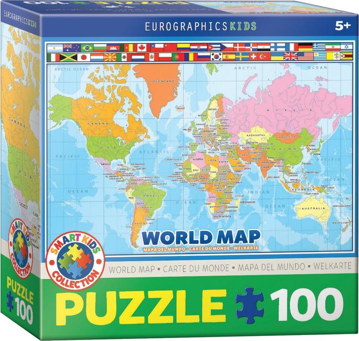 Eurographics Weltkarte - Puzzle (100 Teile)