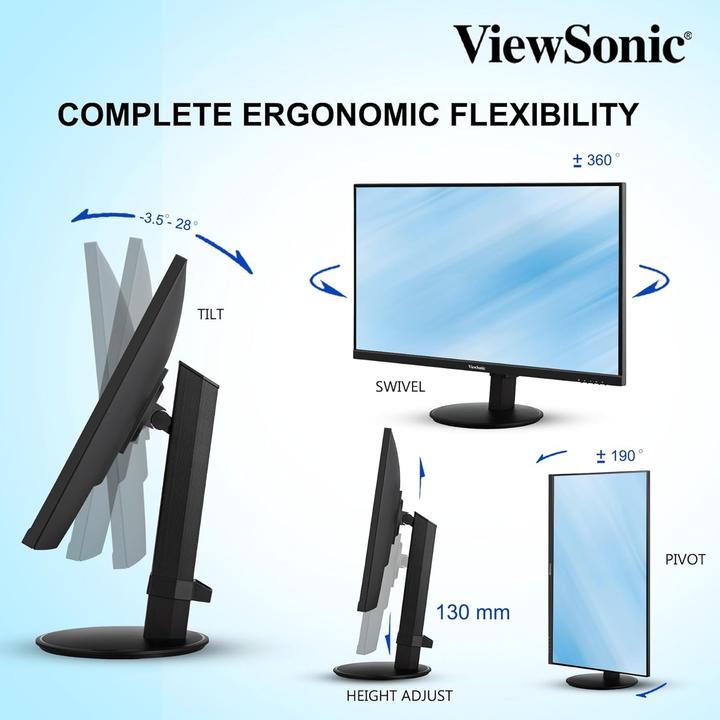 Image du produit Viewsonic 68.6cm VG2709U-2K 16:9 HDMI/DP/USBC 100Hz QHD (2560 x 1440 pixels, 27")