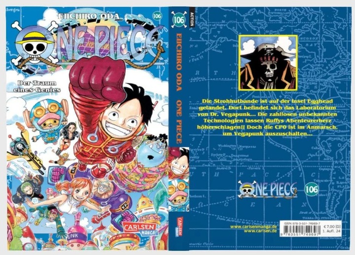 Produktbild One Piece 106 (Deutsch, Eiichiro Oda, 2024)