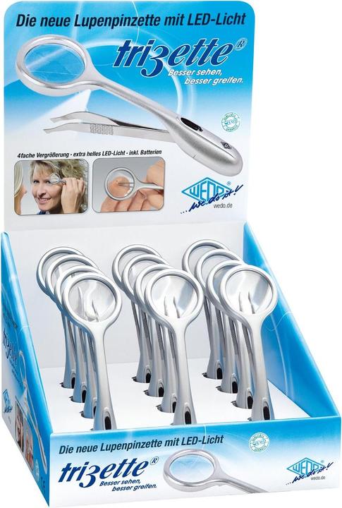 Actual product image Wedo trizette pince-loupe avec LED