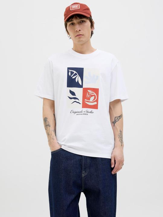 Actual product image Jack & Jones Gedruckt Rundhalsausschnitt T-shirt T-shirt (L)