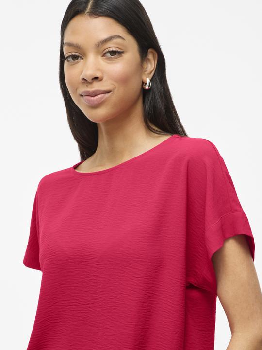 Produktbild Vila Rundhals Oberteil mit kurzen Ärmeln (40)