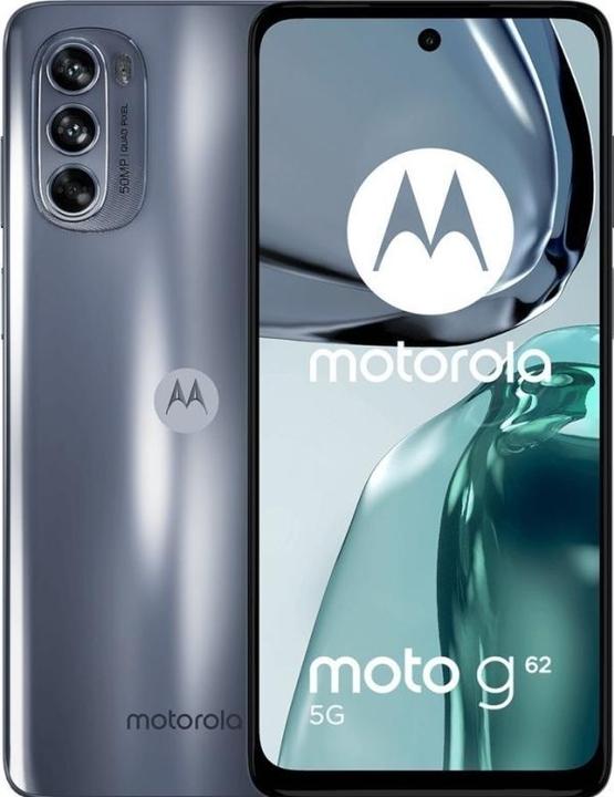 Motorola Moto G62 5G EU (128 GB, Grigio notte, 6.50", Doppia SIM Ibrida, 5G)