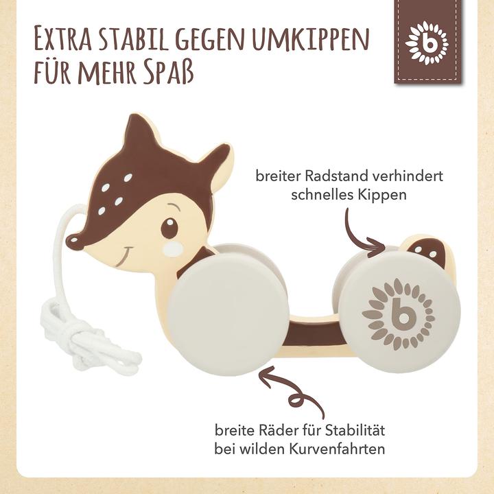 Produktbild Bieco Nachziehtier 'Reh'