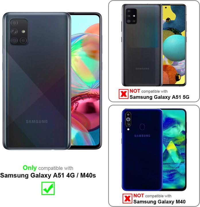 Actual product image Cadorabo Case for Samsung Galaxy A51 4G / M40s in TPU Fluid LM162 Style (Samsung Galaxy M40s)