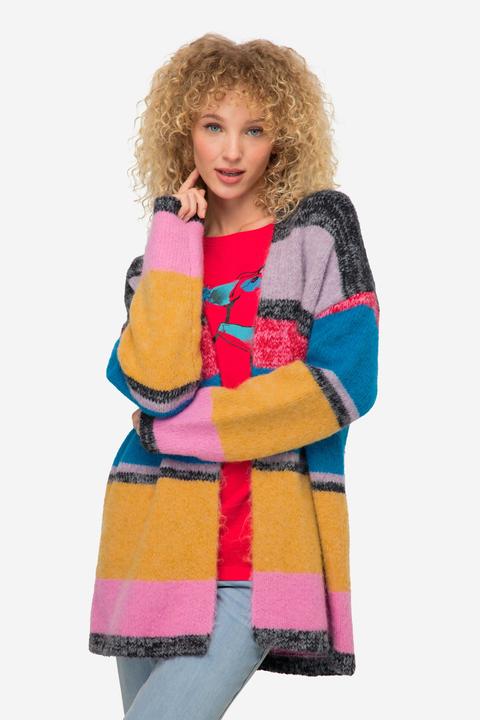Immagine prodotto Laurasøn Strickjacke, multicolor, offene Form, Langarm (M)