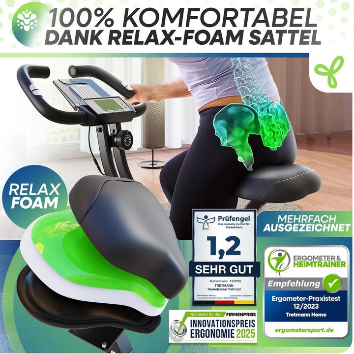 Produktbild Tretmann Klappbares Hometrainer Fahrrad