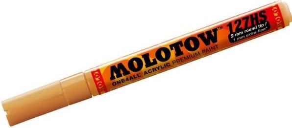 Actual product image Molotow Permanent marker One4All 127 HS refillable 2mm light ochre brown (Ochre brown light, 2 mm, 1 x)