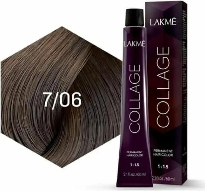 Immagine prodotto Lakmé Colore per capelli Collage Creme 7/06 Biondo Medio Caldo (7, 06 Biondo medio caldo)
