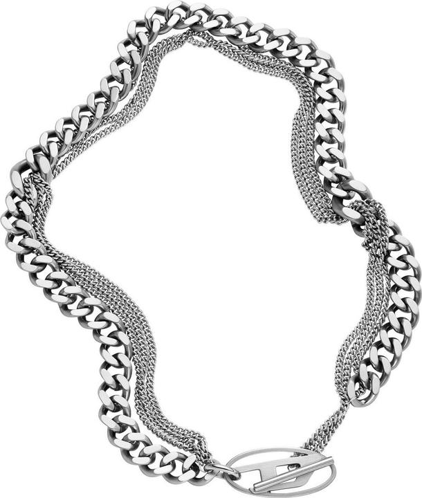 Image du produit Diesel Kette OVAL D LOGO (Acier inoxydable)