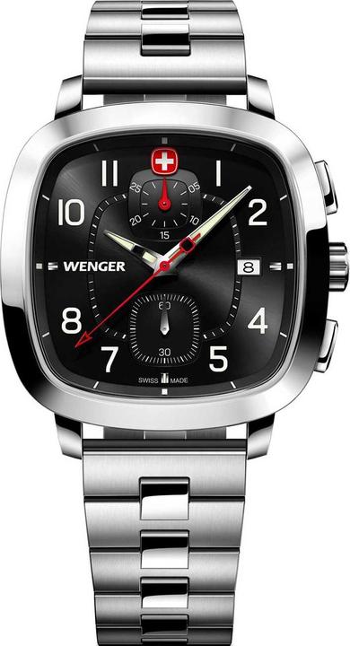 Actual product image Wenger Vintage Sport Chrono 01.1933.109 (Swiss made, Chronograph)