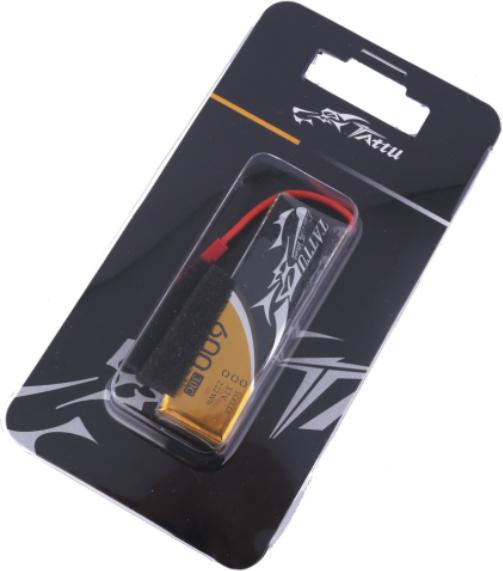 Produktbild Tattu Lipo 600mAh 3.7V 30C 1S1P JST (3.70 V, 600 mAh)