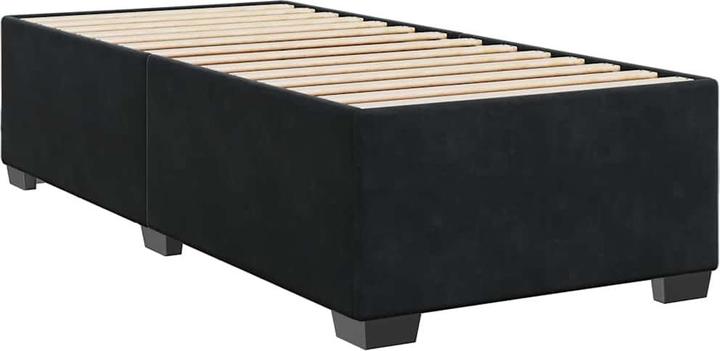 Actual product image vidaXL Bo x spring bed with mattress 160 x 200 cm velvet (160 x 200 cm)