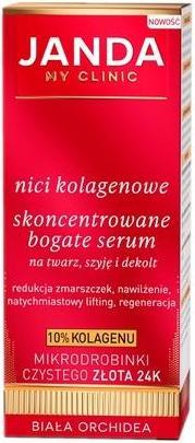 Immagine prodotto Janda Collagen Threads Siero Ricco Concentrato per Viso. Collo e Décolleté con oro puro (30 ml)