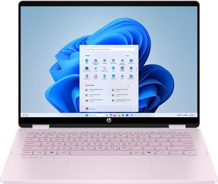 Produktbild HP Omnibook 5 Flip 14-fp0758nz, Prozessortyp: Intel Core 7 (14", Intel Core M7, 16 GB, 1000.00 GB, CH)