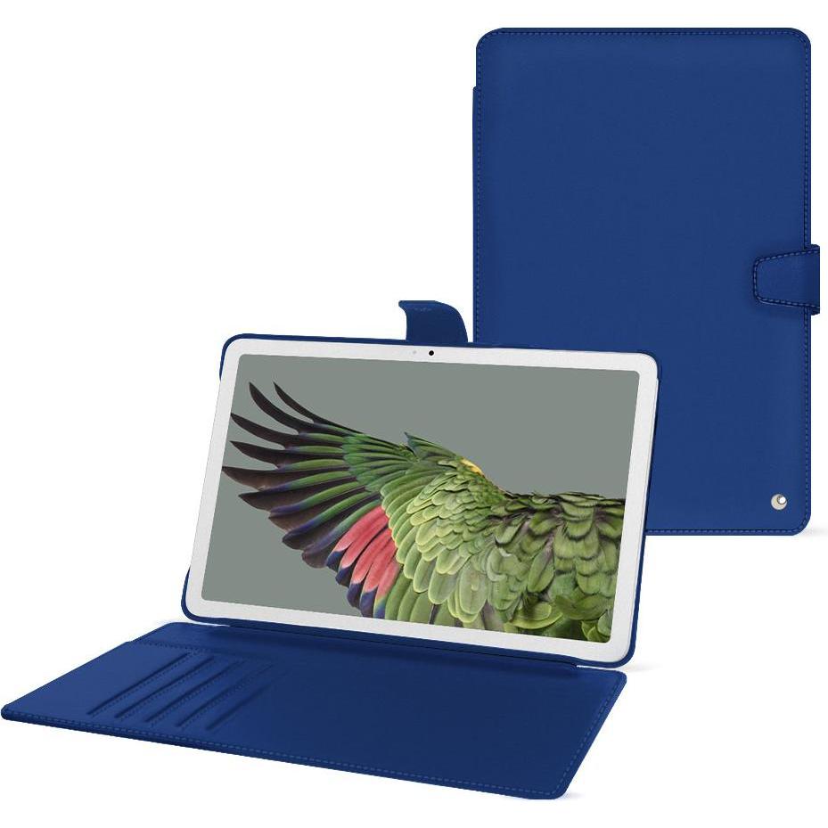 Thumbnail - Noreve Lederschutzhülle Google Pixel Tablet (Google Pixel Tablet), Tablet Hülle, Blau