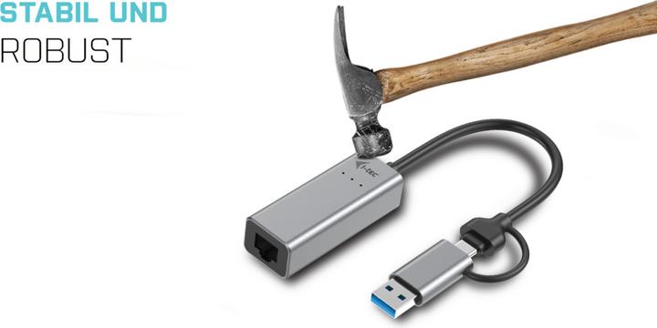 Immagine prodotto i-tec USB-C Ethernet Adapter (USB-C 3.1 Gen 1, RJ45 2.5 Gigabit Ethernet (1x))