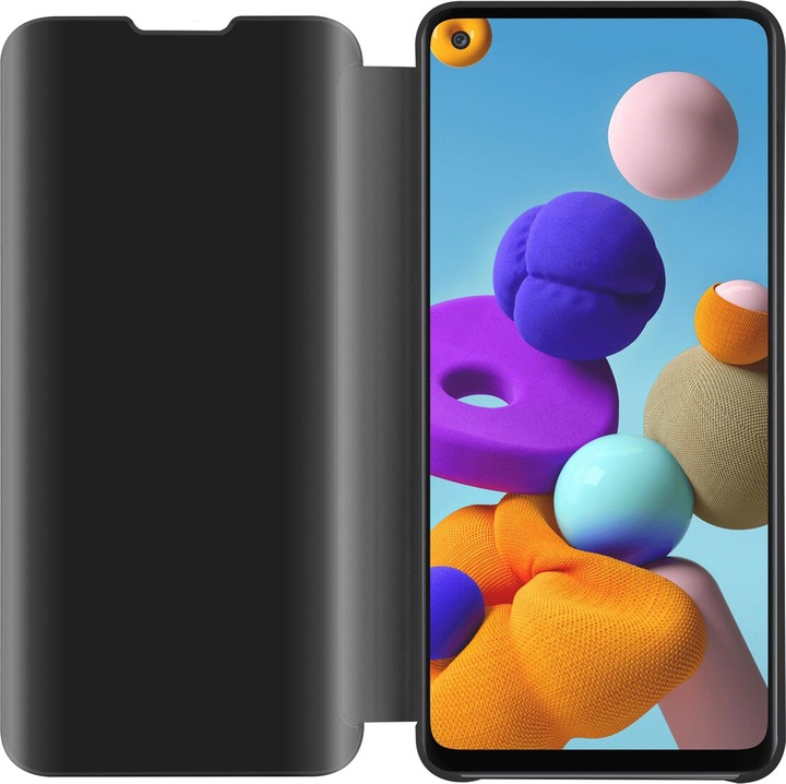 Immagine prodotto Cadorabo Copertina per specchietto retrovisore Smart View a libro (Samsung Galaxy A21s)
