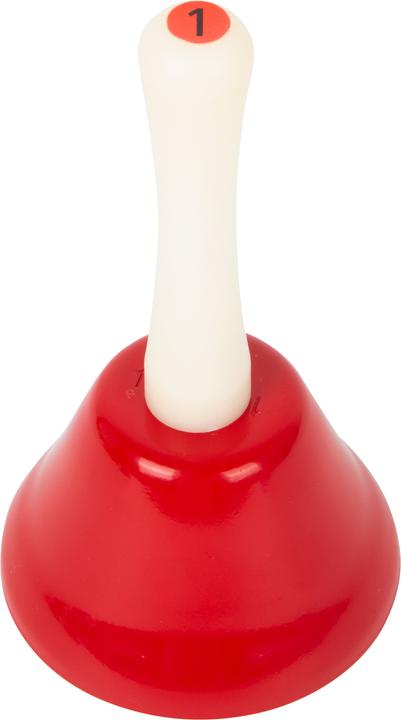 Actual product image small foot Hand bell set (French, Italian, English, German)