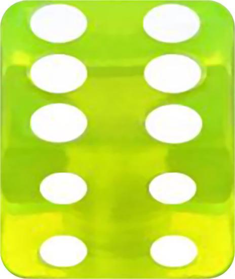 Immagine prodotto Star Piercing Cubo verde trasparente (senza ottone, Materiale sintetico)