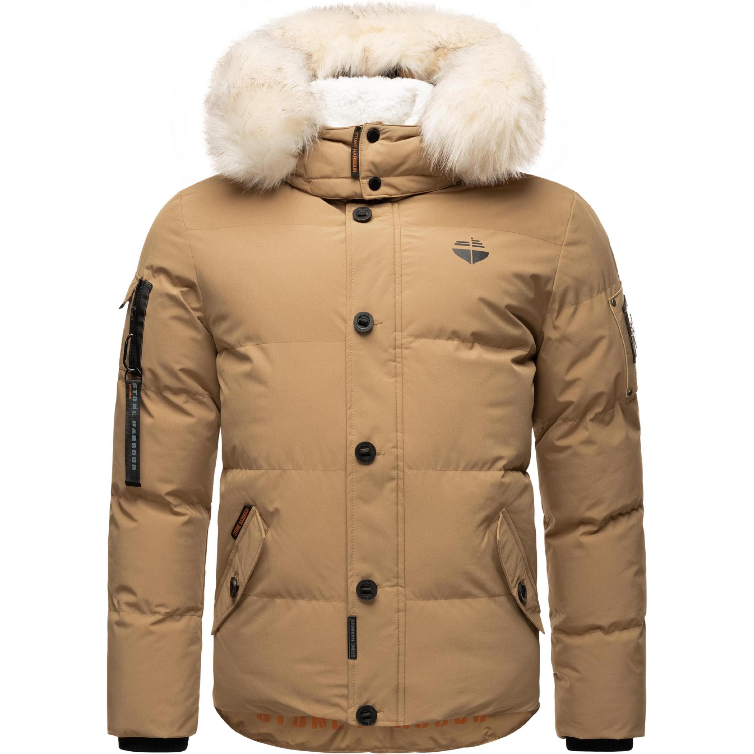 Stone Harbour, Herren, Jacke, Halvaar (XXL), Braun, XXL