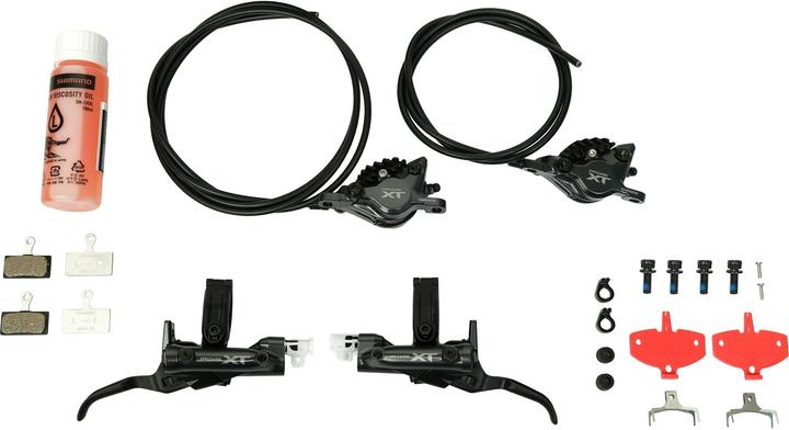 Produktbild Shimano XT BR-M8220 mit BL-M8200 Upgrade Kit (Vorne + Hinten, Bremsset, 2)