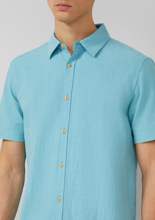 Immagine prodotto s.Oliver Regular Fit: Strukturiertes Kurzarmhemd aus Baumwolle (S)