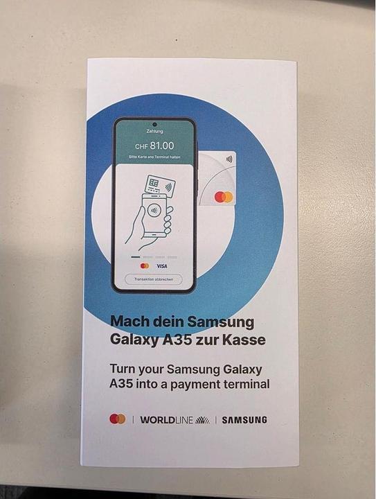 Actual product image Samsung Kartenterminal A35 128GB (128 GB)