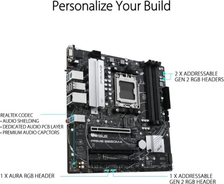 Actual product image ASUS Prime B650M-A (AM5, AMD B650, mATX)