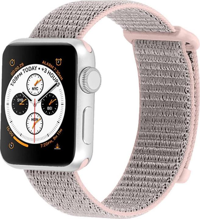 Produktbild Cover-Discount Apple Watch 44/45/46/49mm - Nylon Stoff Band flexibel mit Klett (Nylon)