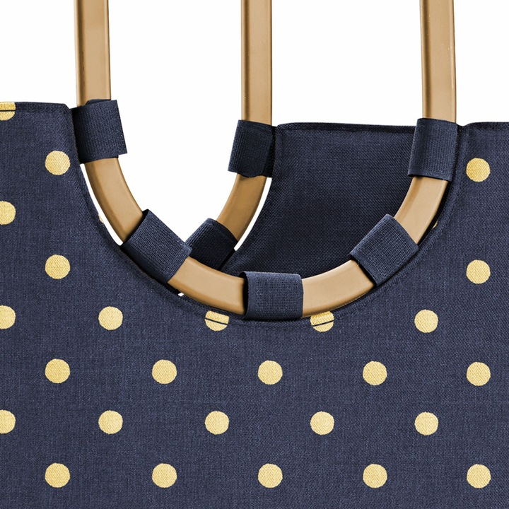 Image du produit reisenthel loopshopper L frame metallic dots blue