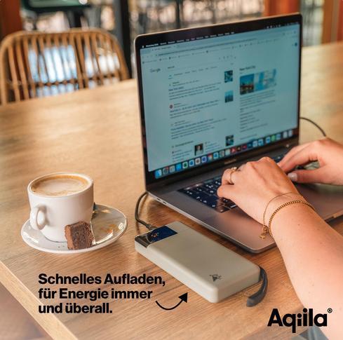 Produktbild Aqiila Powerbird B20B+ - Powerbank 20000 mAh, 65W - Moss (20000 mAh, 65 W, 74 Wh)