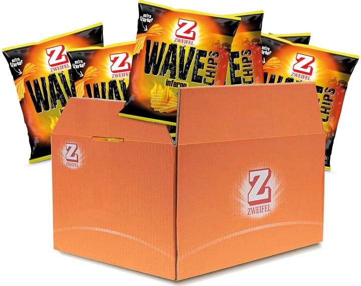Produktbild Zweifel Chips Wave Inferno 30g (980 g)