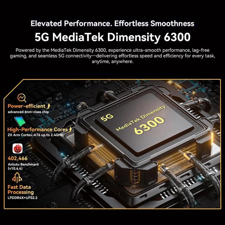 Actual product image Blackview BL7000 (Black, 5G)