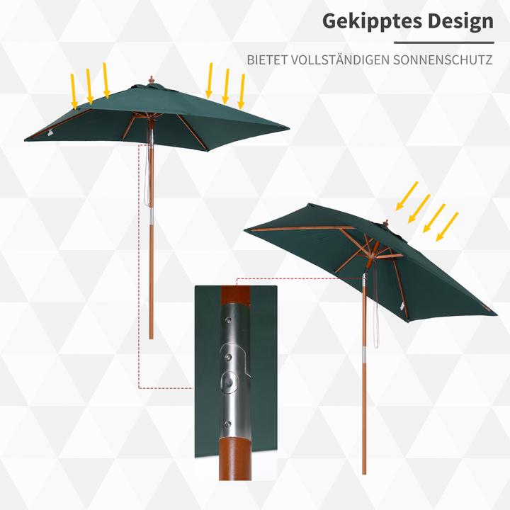 Produktbild Outsunny Sonnenschirm knickbar (1.50 m)
